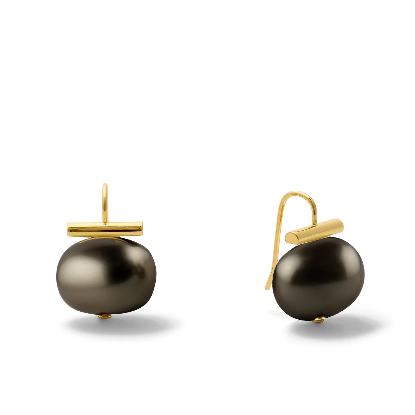 C. C. & Co. Statement Pebble Pearl Earrings