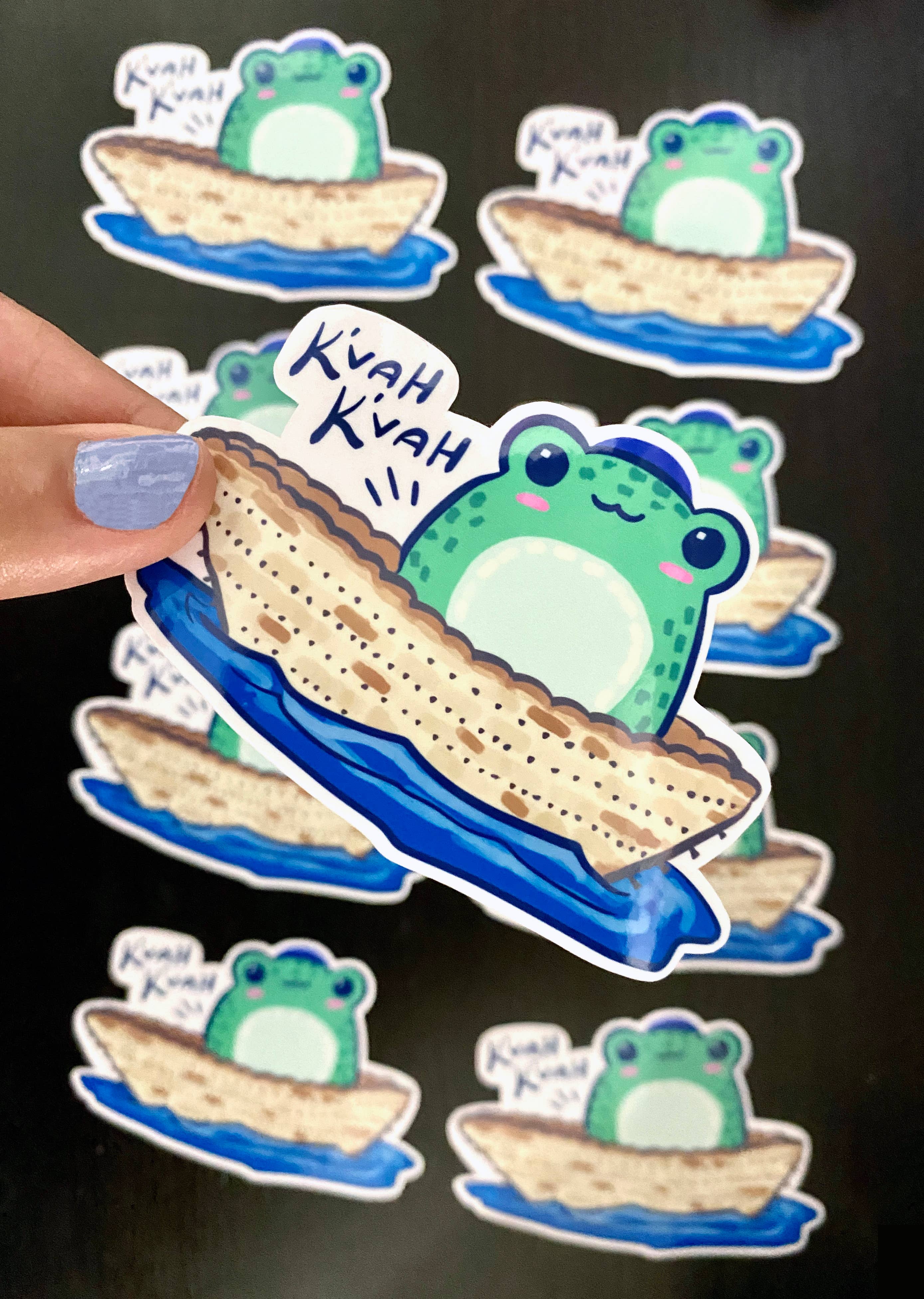 Tzif the Passover Frog - Pesach - Vinyl Sticker