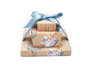 Khaki Hanukkah Gift Wrap