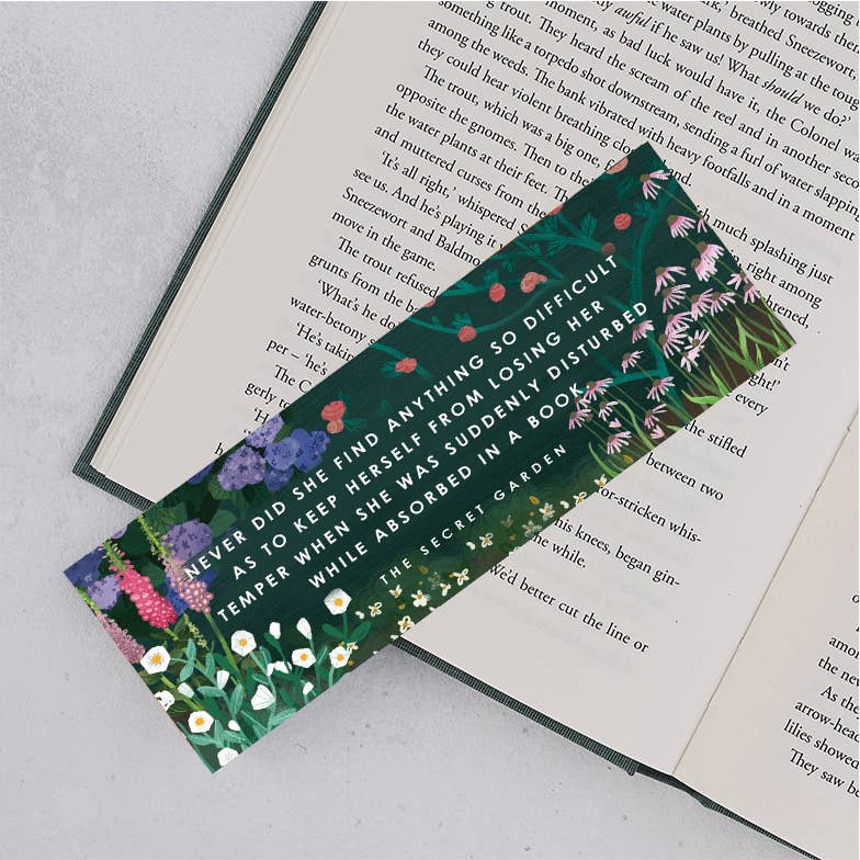 The Secret Garden 'Absorbed in a Book' Bookmark
