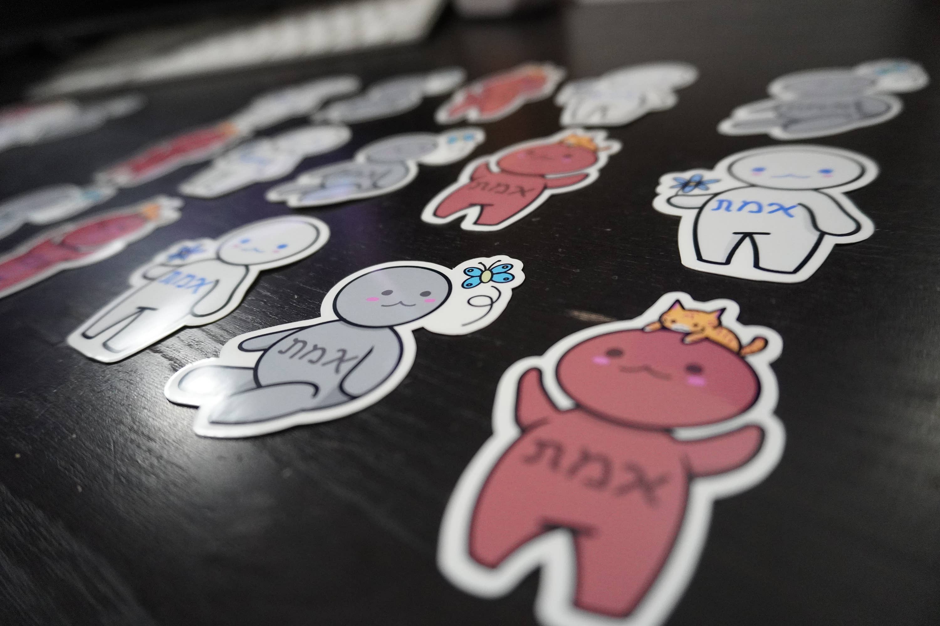 Cute Golems - Jewish Vinyl Sticker Set