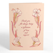 Reflection of Love and Support Mirror Pop-Up Card