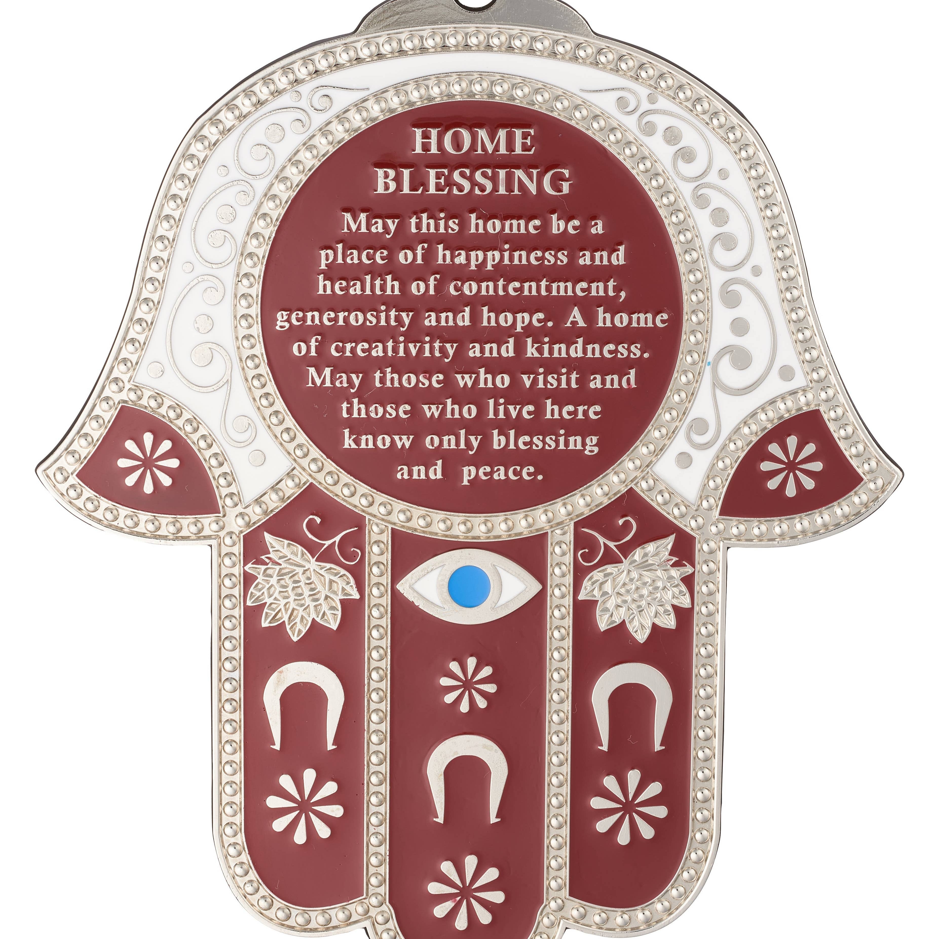 Red Hamsa Evil Eye Charm Protection