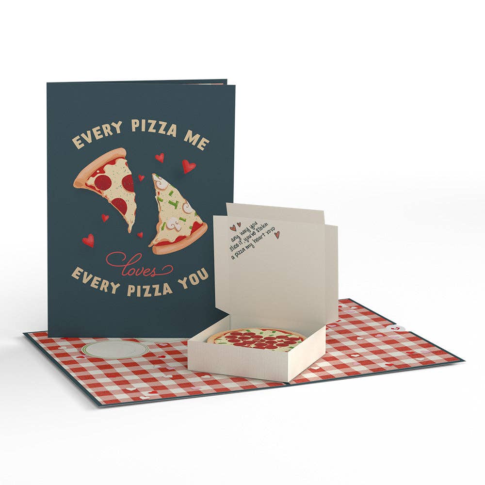 Pizza Love Card, Pop-Up Cards