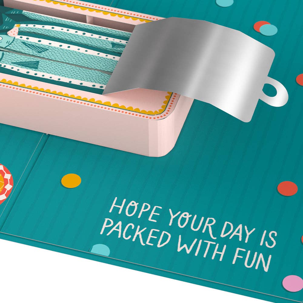 Holy Mackerel, It's Your Birthday Pop-Up Card