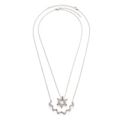 Butterfly Star of David Necklace