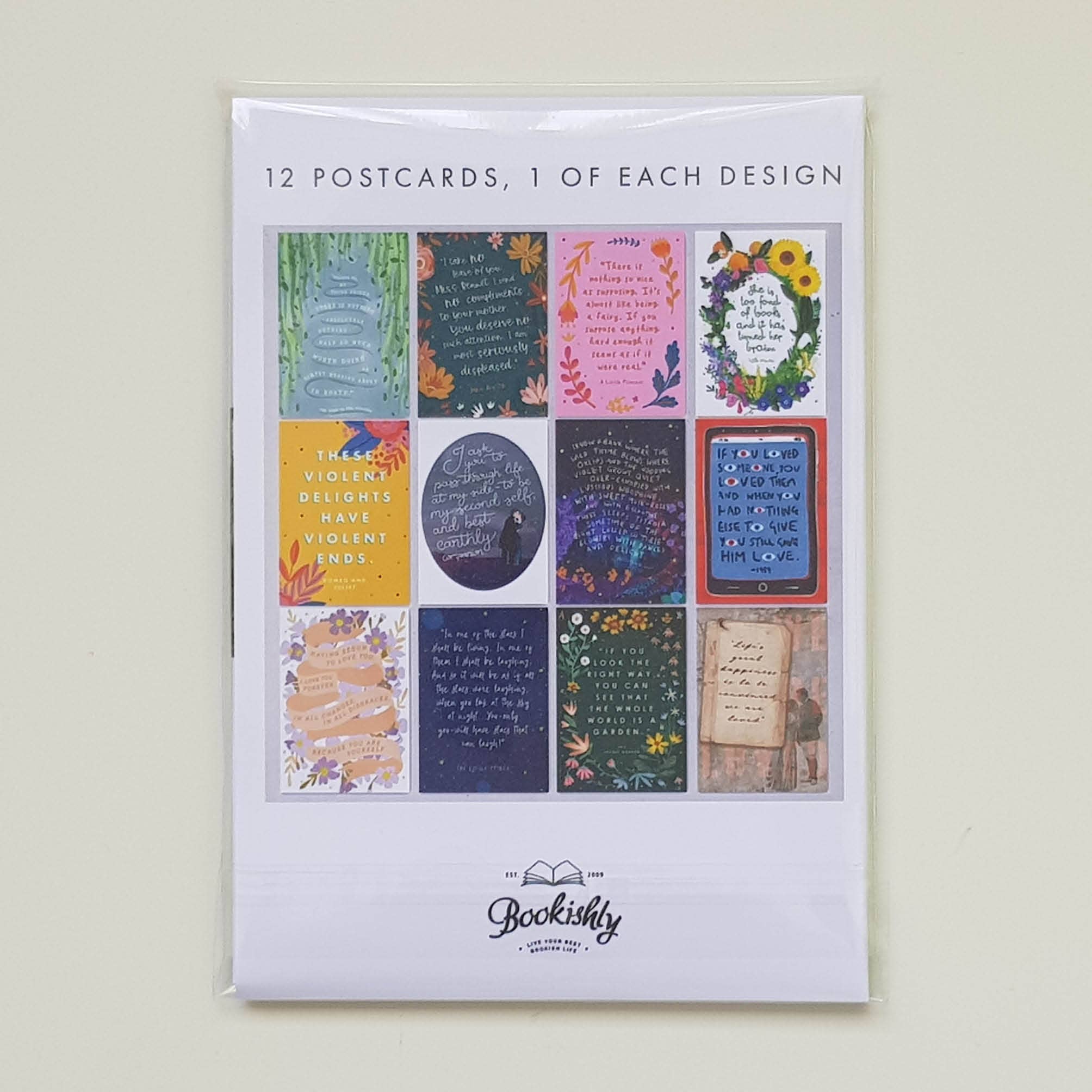 Classic Book Quote Postcard - Random Pick