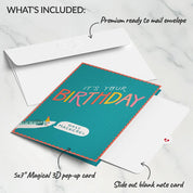Holy Mackerel, It's Your Birthday Pop-Up Card