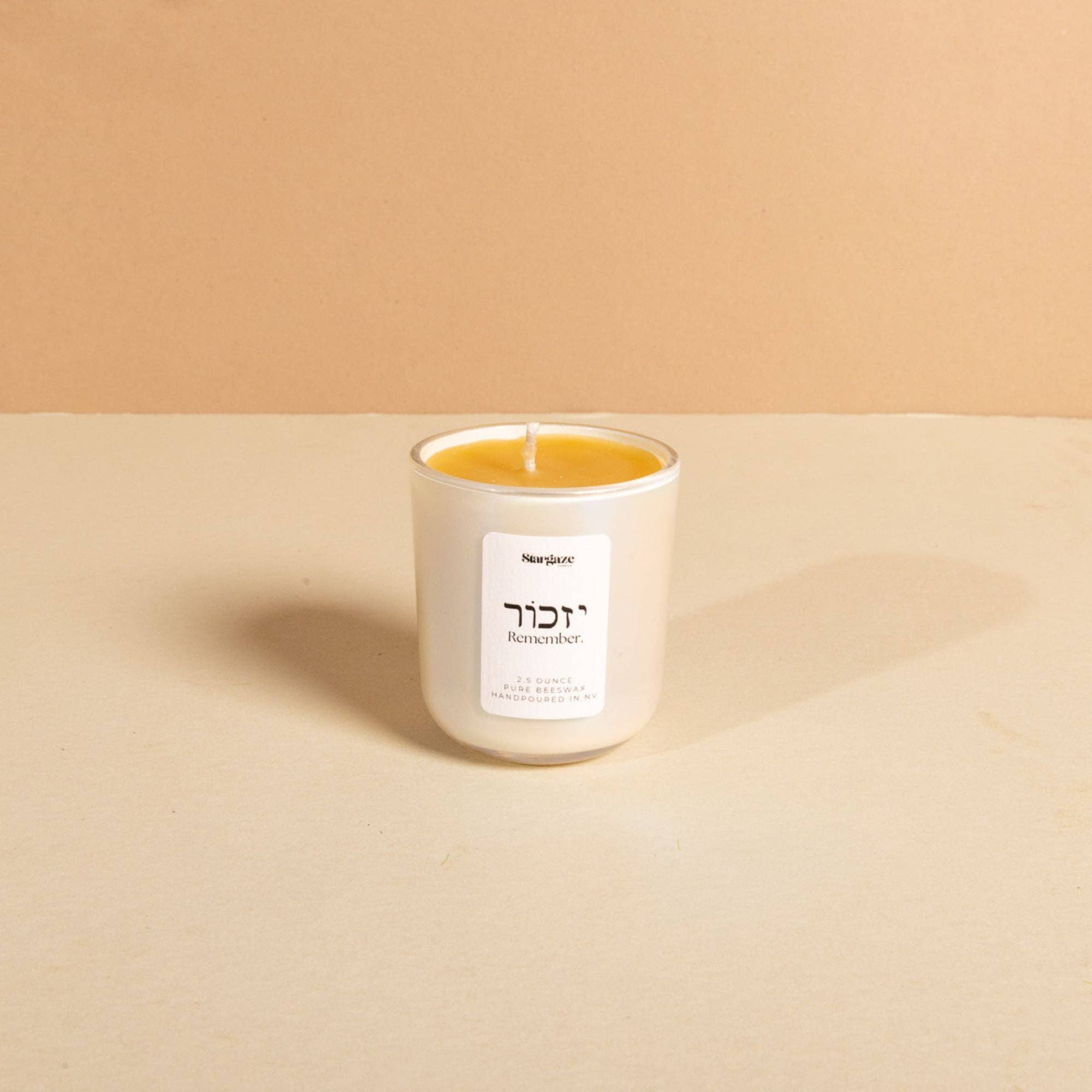 Ivory Yizkor Candle | 24 Hour