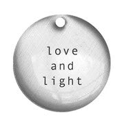 Love & Light | Sterling Bezel Pendant Necklace