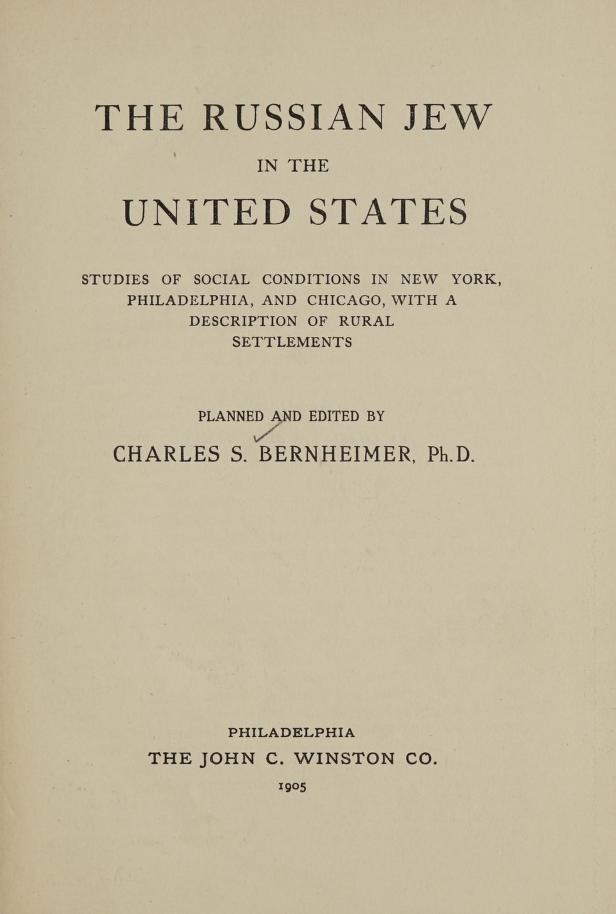 Russian Jew in the United States