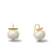 C. C. & Co. Statement Pebble Pearl Earrings
