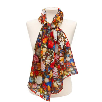 Fox & Chave Van Brueghel Silk Habotai Scarf